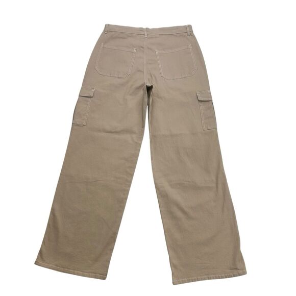 Sweet Envy Cargo Pants Womens XL Brown Wide Leg High Rise Stretch NWT - Picture 2 of 12